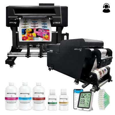 DTF MAXi 17 DTF Printer (includes Dual Printhead DTF Printer with Embedded Roll Feeder, Standard Powder Application and Curing Machine, RIP Software, Training and Onboarding)