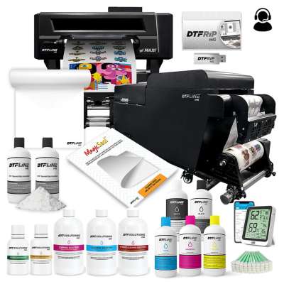 DTF MAXi 17 DTF Printer (includes Dual Printhead DTF Printer with Embedded Roll Feeder, UPSHAKER Vertical Powder Application and Curing Machine, RIP Software, Training and Onboarding)