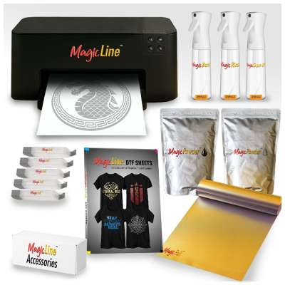 MagicLine HTF Printer Bundle - Starter (100 Shirts)