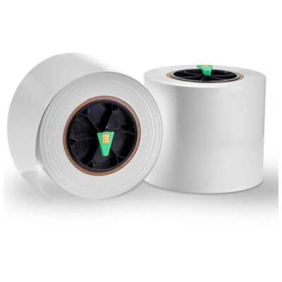 Economy White Matte BOPP Rolll for IColor 250 - Non Die Cut (4.72 in x 150 ft) (120mm x 46m) 1 Pack