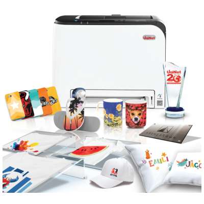 A4 Size: Uninet iColor 350 Toner-Based Color Sublimation Printer (DYE SUBLIMATION printing) - for garment printing and hard surfaces printing