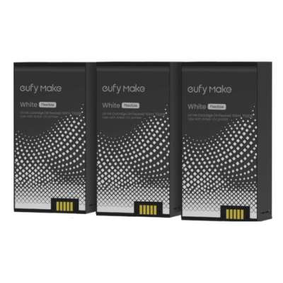 eufyMake E1 Flexible White Ink - PACK of 3 (T5208 Soft Bundle)