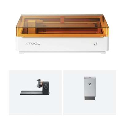 xTool M2 20W Color Craft Laser Cutter, Engraver and Printer (Deluxe Production Bundle)